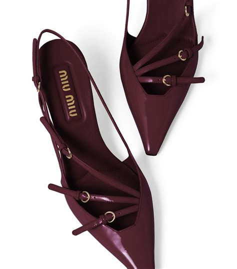 Women's Miu Miu Slingback Heels .